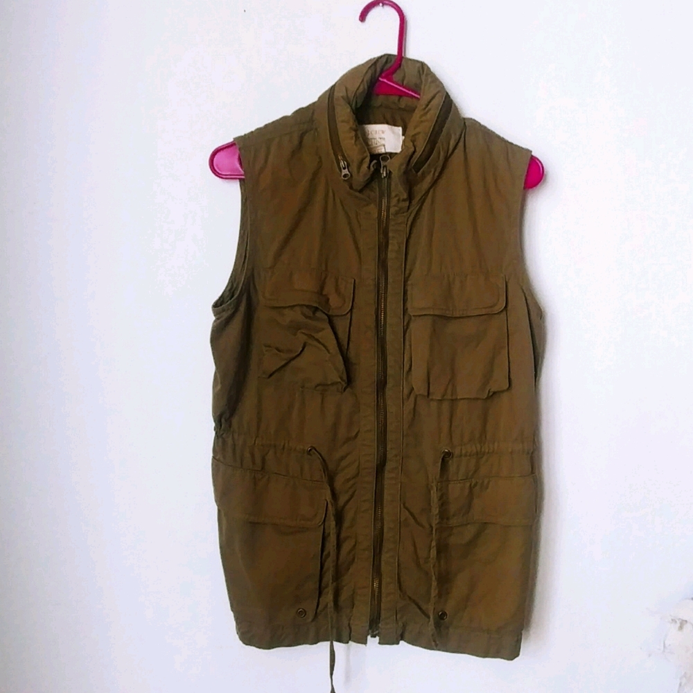 J. Crew Classic Twill Chino Vest Size M